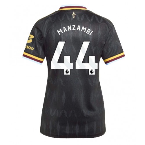 Aston Villa Johan Manzambi #44 Bortatröja Dam 2026-27 Kortärmad
